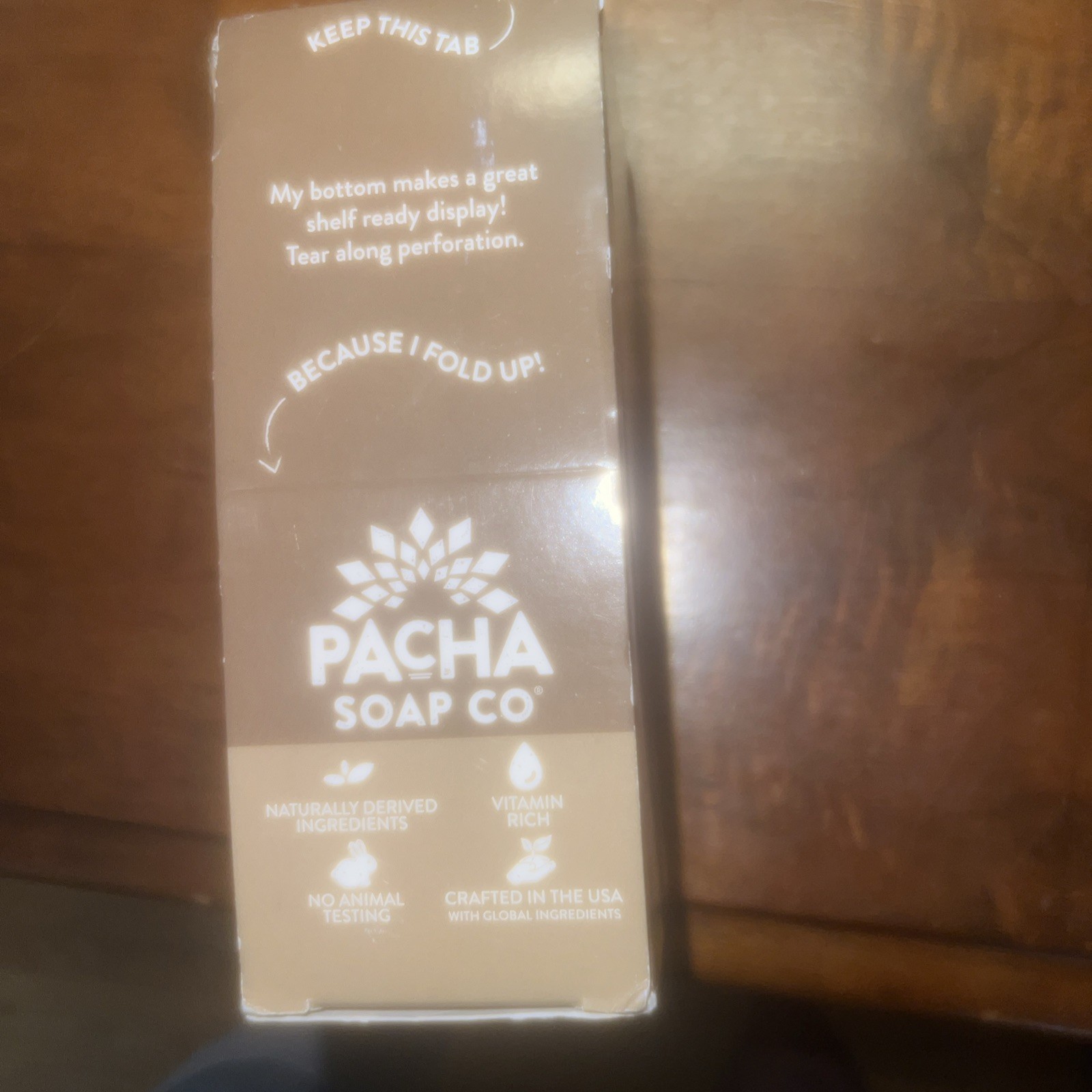 Five Bars Pacha Soap Green “Dirty Hippie”, Shea Butter Patchouli Oil