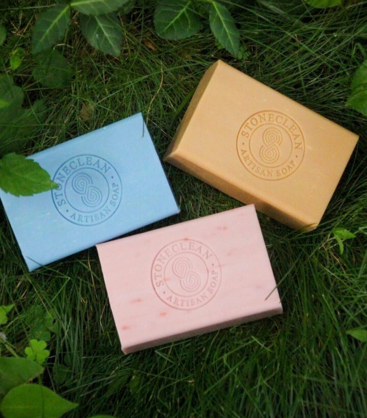 STONECLEAN (1) 5 Oz. Bar ~Artisan Soap~ 🫧 ●PEACE ON EARTH● 🫧 Original/Organic.