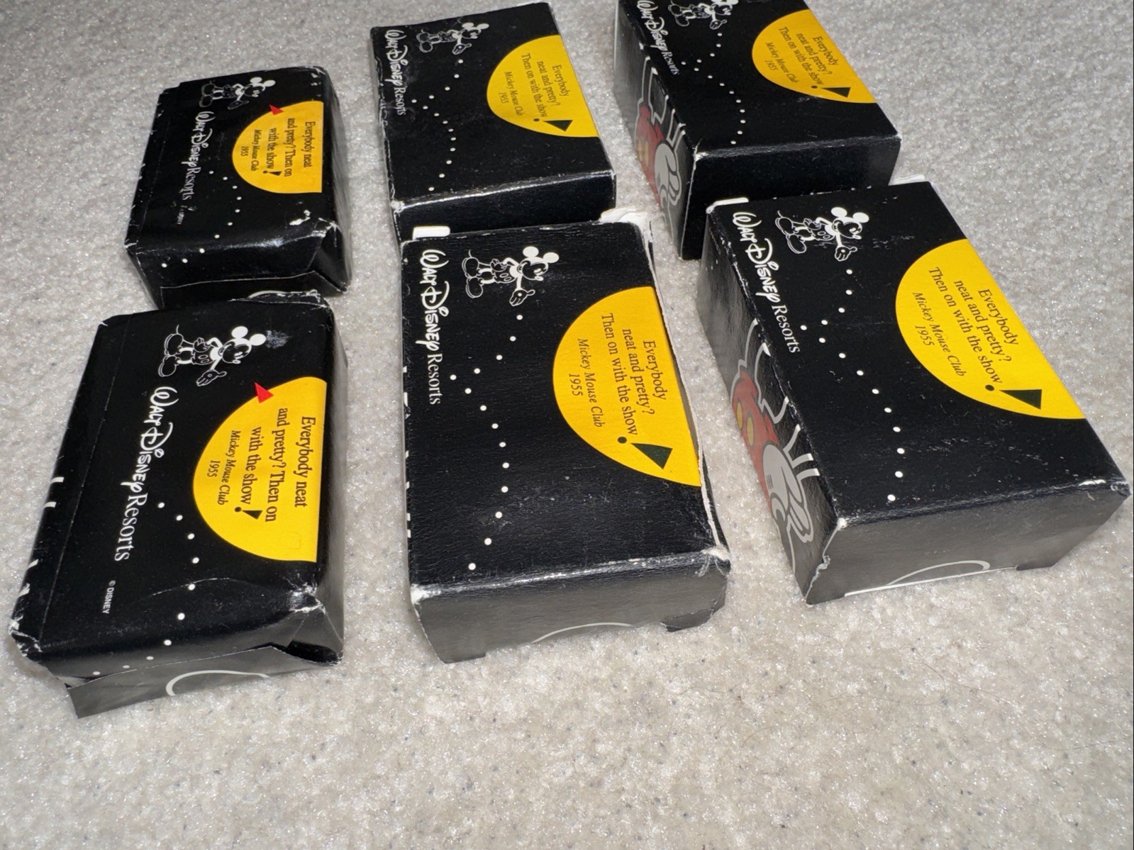 Walt Disney Resorts 6 Bath Soap Bars