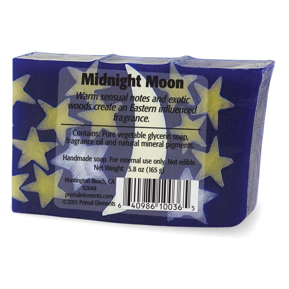 Primal Elements MIDNIGHT MOON Soap, Indiv Bars or Solid or Pre-Cut 5.5 lb. Loaf