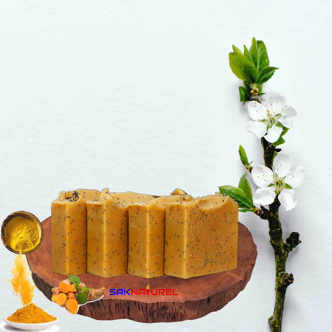 Kojic Turmeric Glow Soap Bar, SeaMoss Ginger, Scars, Brighten Skin All skin type