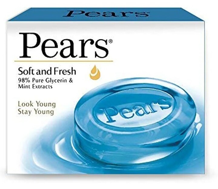 🆕️ Pears 3.53 OZ. Bar ●GLYCERIN & MINT EXTRACT● Soap Soft & Fresh 98% Pure.