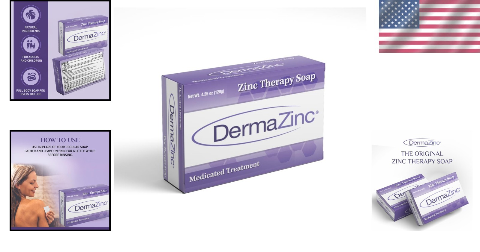 Therapy Soap – Zinc Infused Relief for Eczema, Dermatitis & Psoriasis 4.25oz