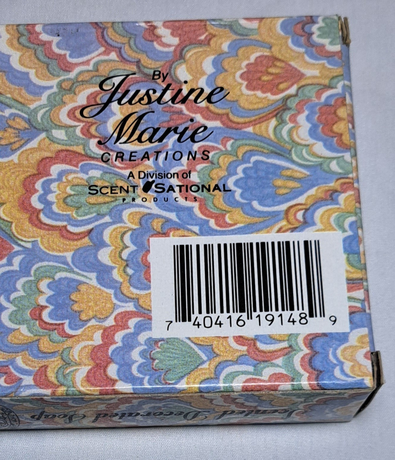 Cameo Classics Scented Decorated Soap Pack Of 3 Made In Turkey Justine Marie NEW