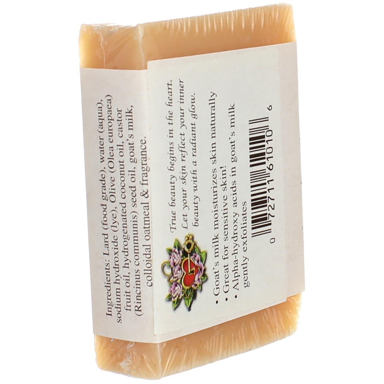 Grandma’s Pure & Natural Beauty Bar Goat’s Milk Bath Soap, 4 oz