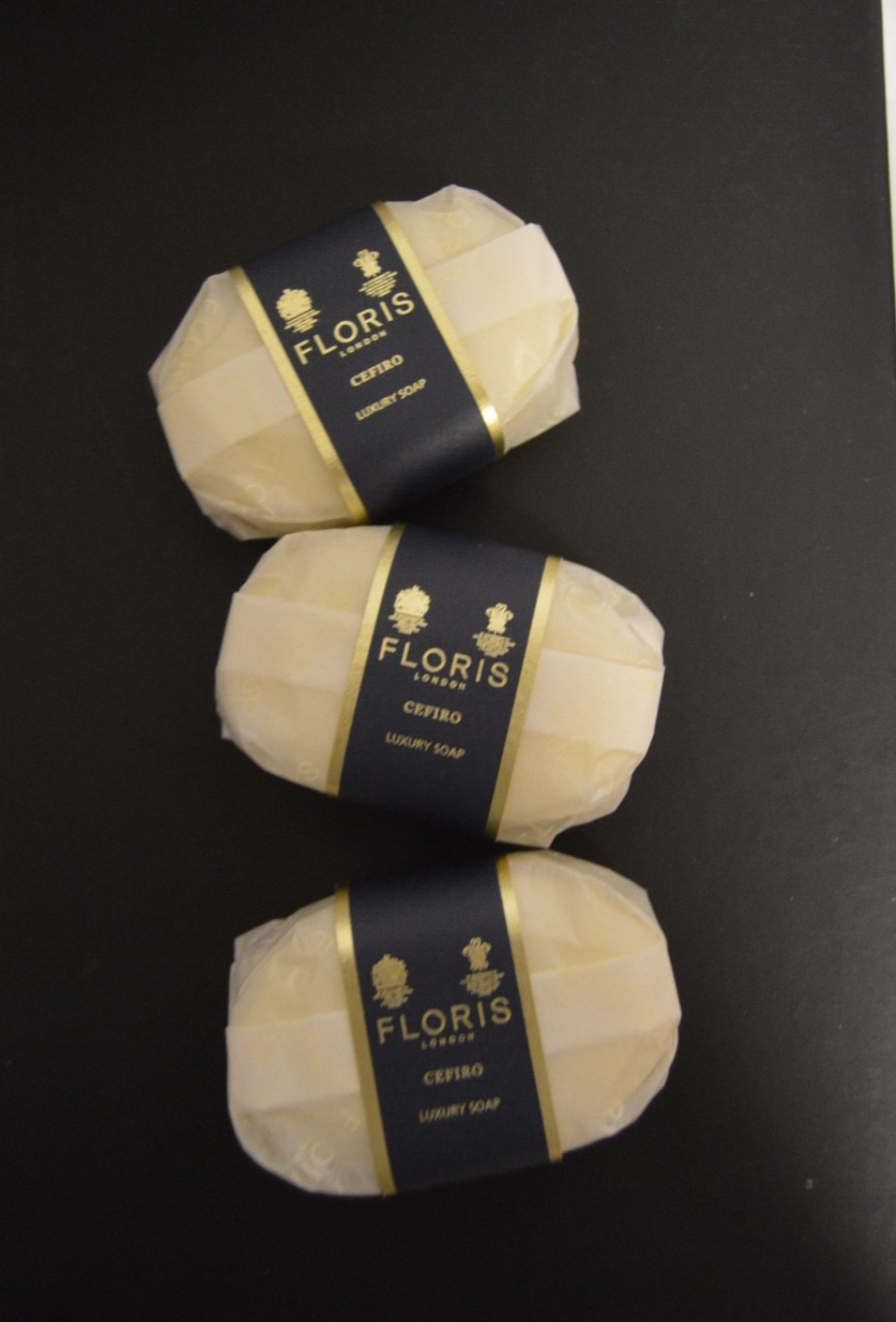 FLORIS London Cefiro Luxury Soap 3 x 100 g 3.5 oz