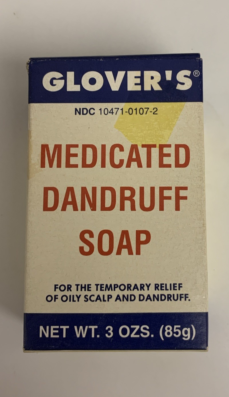 (1). Glover’s Medicated Dandruff Soap 3.0 Oz (85g). Factory Sealed VIEW images