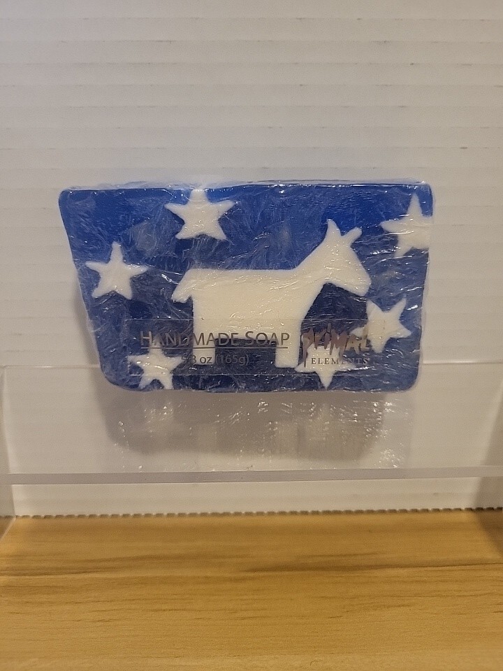 Primal Elements Democrat Handmade Soap – 1 Bar 5.8 Oz New