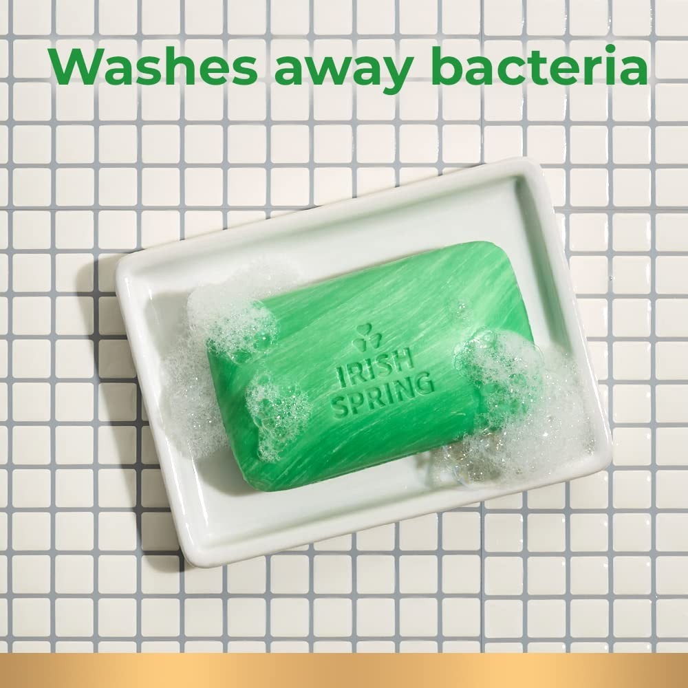 Irish Spring Bar Soap Original Clean for Men x [3 Pack], Mens Bar Soap, 3.7 Oz