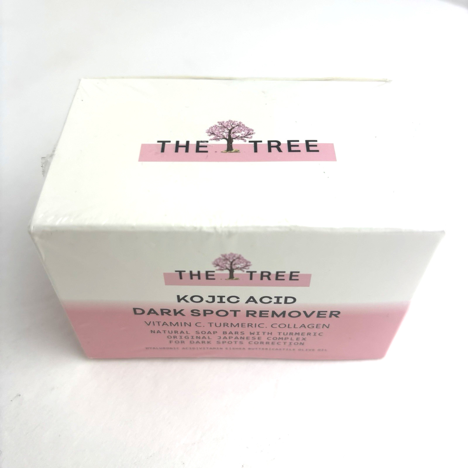 The Tree Kojic Acid Dark Spot Remover Soap Turmeric Hyaluronic Acid Collagen