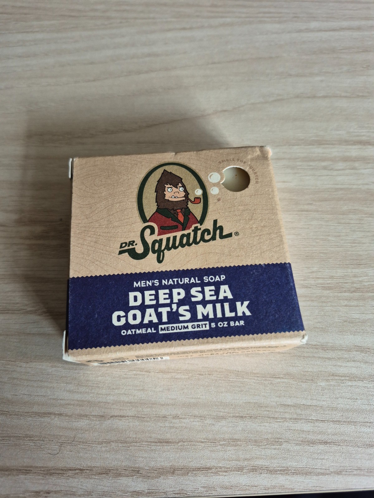 Dr. Squatch WH-BAR-DSG-01 Deep Sea Goat’s Milk Scent Bar Soap 5 oz 1 pk
