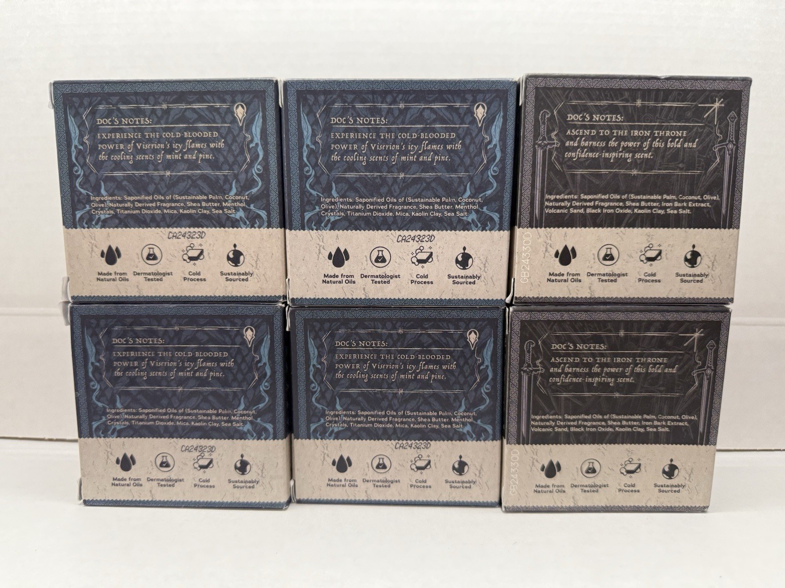 7 pcs. Dr Squatch Soap Thousand Sword Scrub – Game of Thrones – Limited Edition