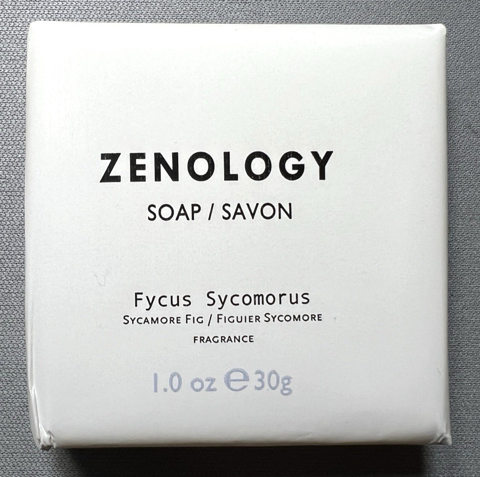 Lot of 10 Zenology Fycus Sycomorus Scent Bar Soap 1oz Bars Travel / Hotel Size