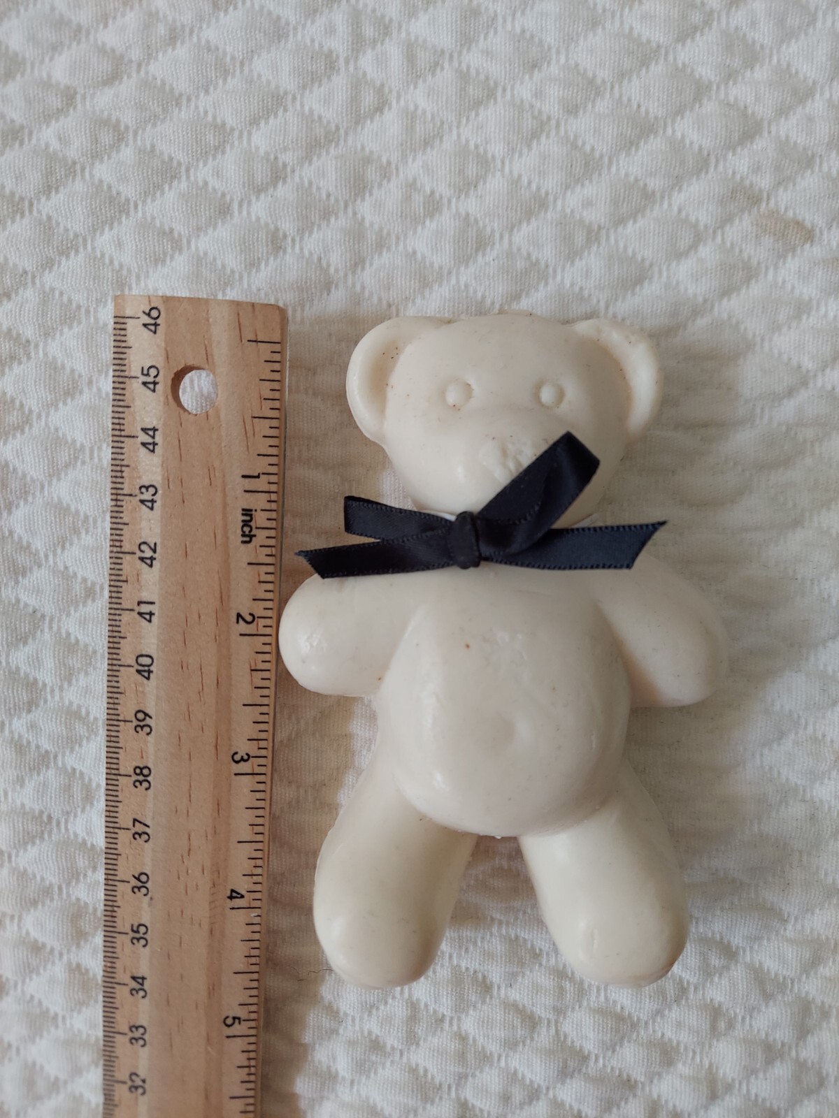 Teddy Bear Soap Au Lait Milk And Honey Luxury Milk Soap 4.2 Oz Scottish Fine
