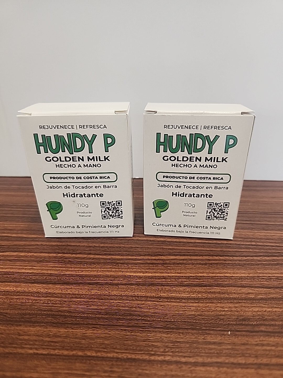 Hundy P 2 Pk Golden Milk Soap Plant Ingredients Hand Poured Tree Nut Exfoliant