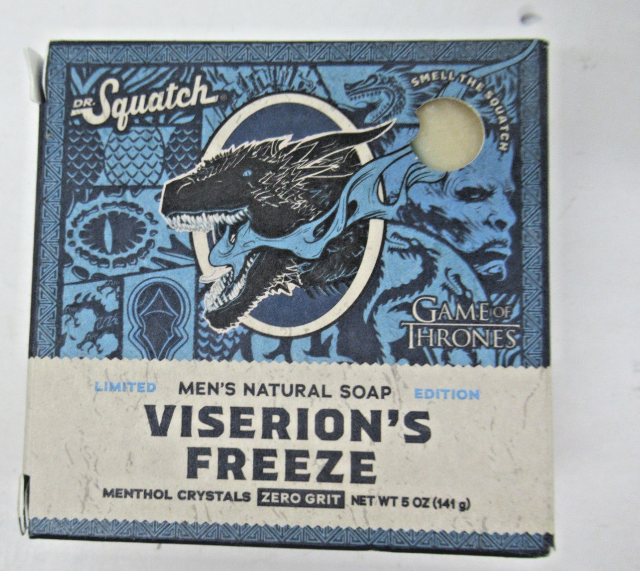 2x Dr. Squatch Bar Soap Game Of Thrones Edition 5oz bars, Variety Pack