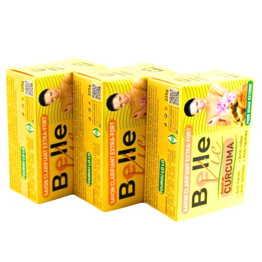 Belle Vie Turmeric Extract Lightening Soap Pack