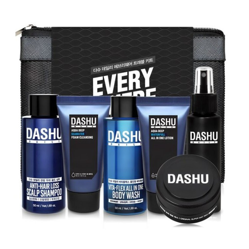 Dashu Everywear Travel Kit 6pcs + Mesh Pouch Set – Ultimate Travel Essentials