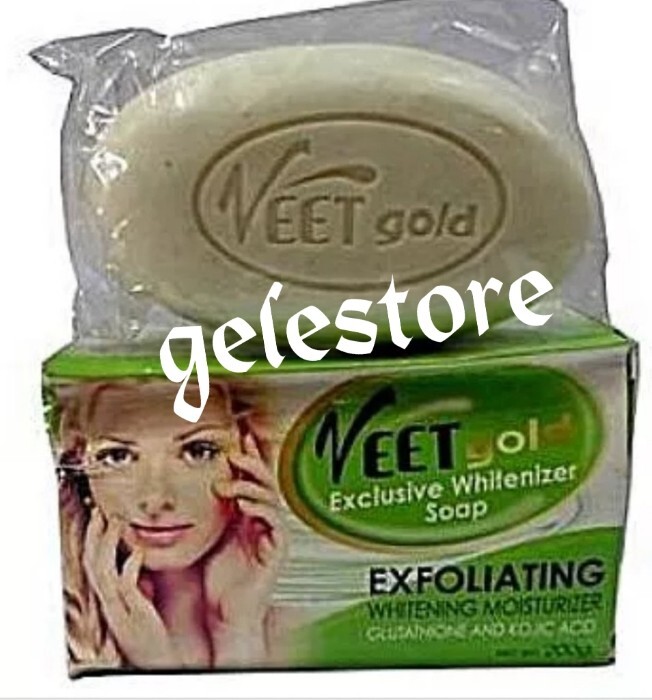 X 3 bar Veetgold exclusive  whitenizer Extra Exfoliating soap  200g x1