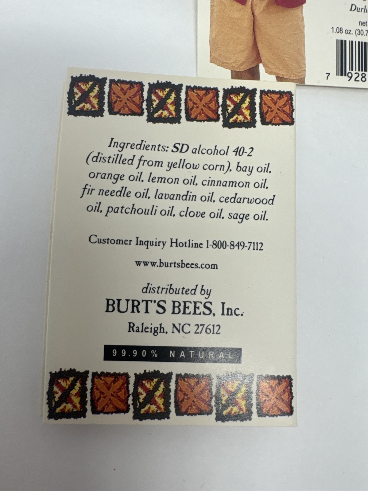 VTG 4pc BURT’S BEES Bay Rum Grooming Kit Travel Size Aftershave Balm Cologne Cre
