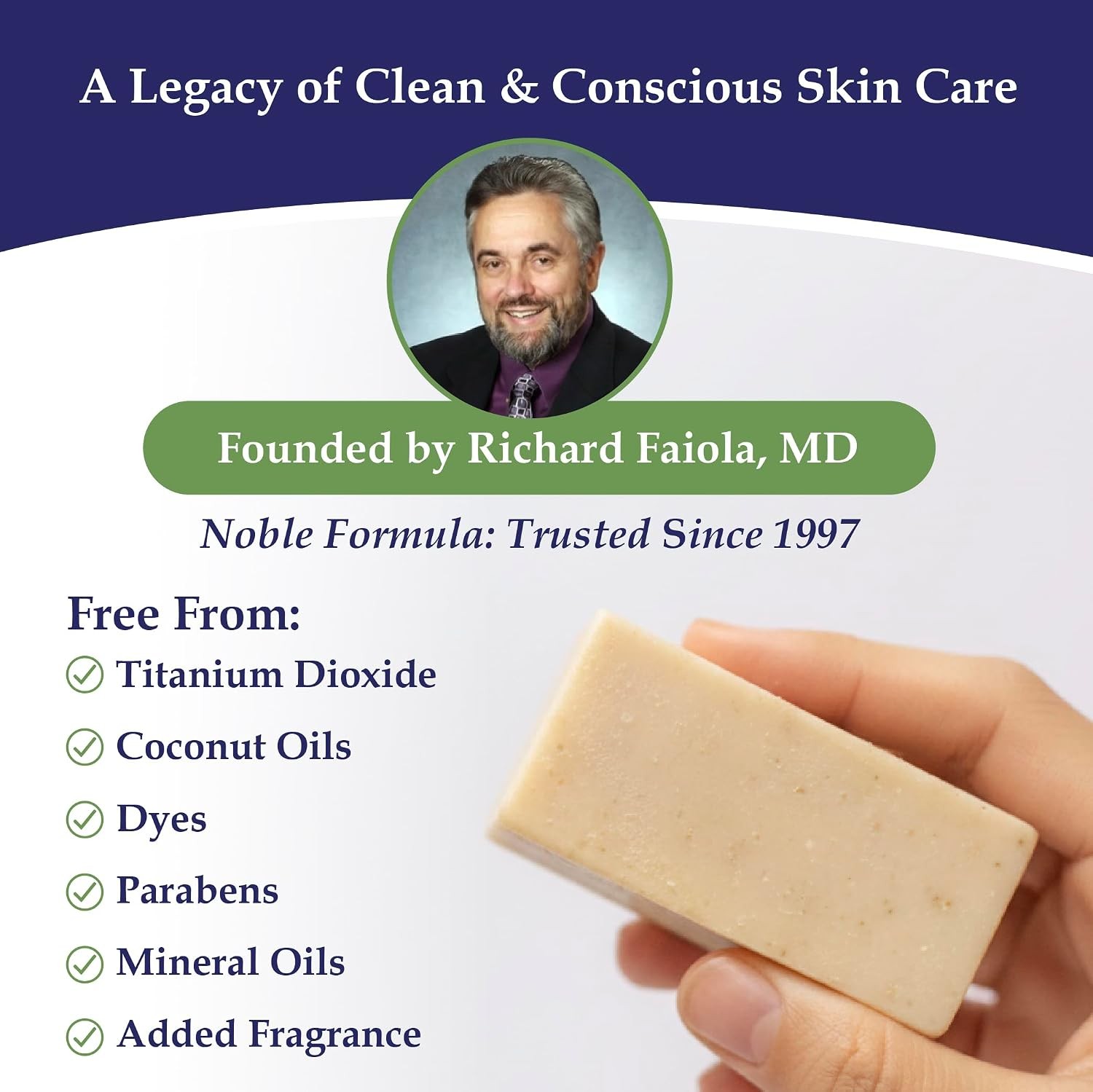 Zinc Bar Soap, Olive Oil and Argan Oil 2% Pyrithione Zinc (Znp) for All Skin Typ