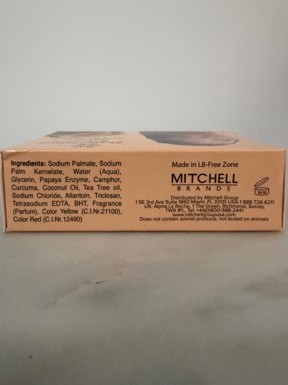 Organic Papaya Extract Soap 80g Natural Exfoliating Moisturizing Bar 2-Pack Glow