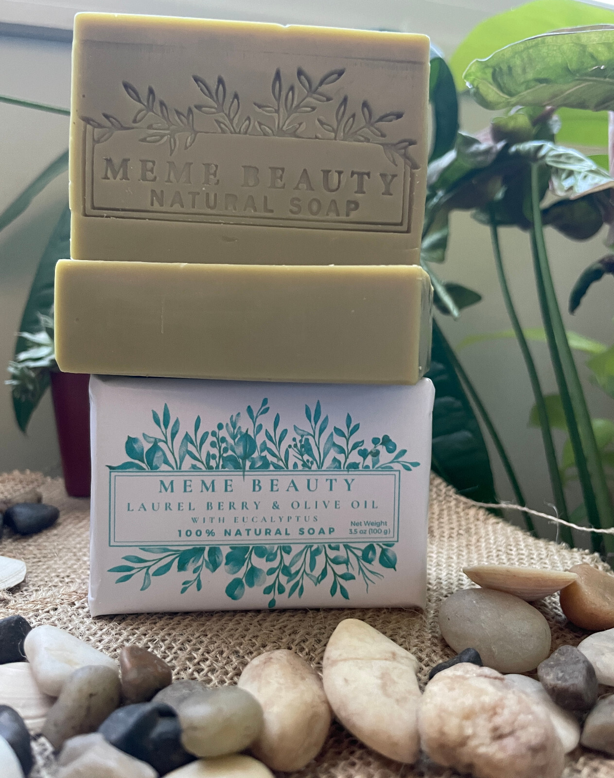 Alepo, Ghar, 30% Laurel Berry & Olive Oil, Variety Pack of 3 Soap: Essential Oil