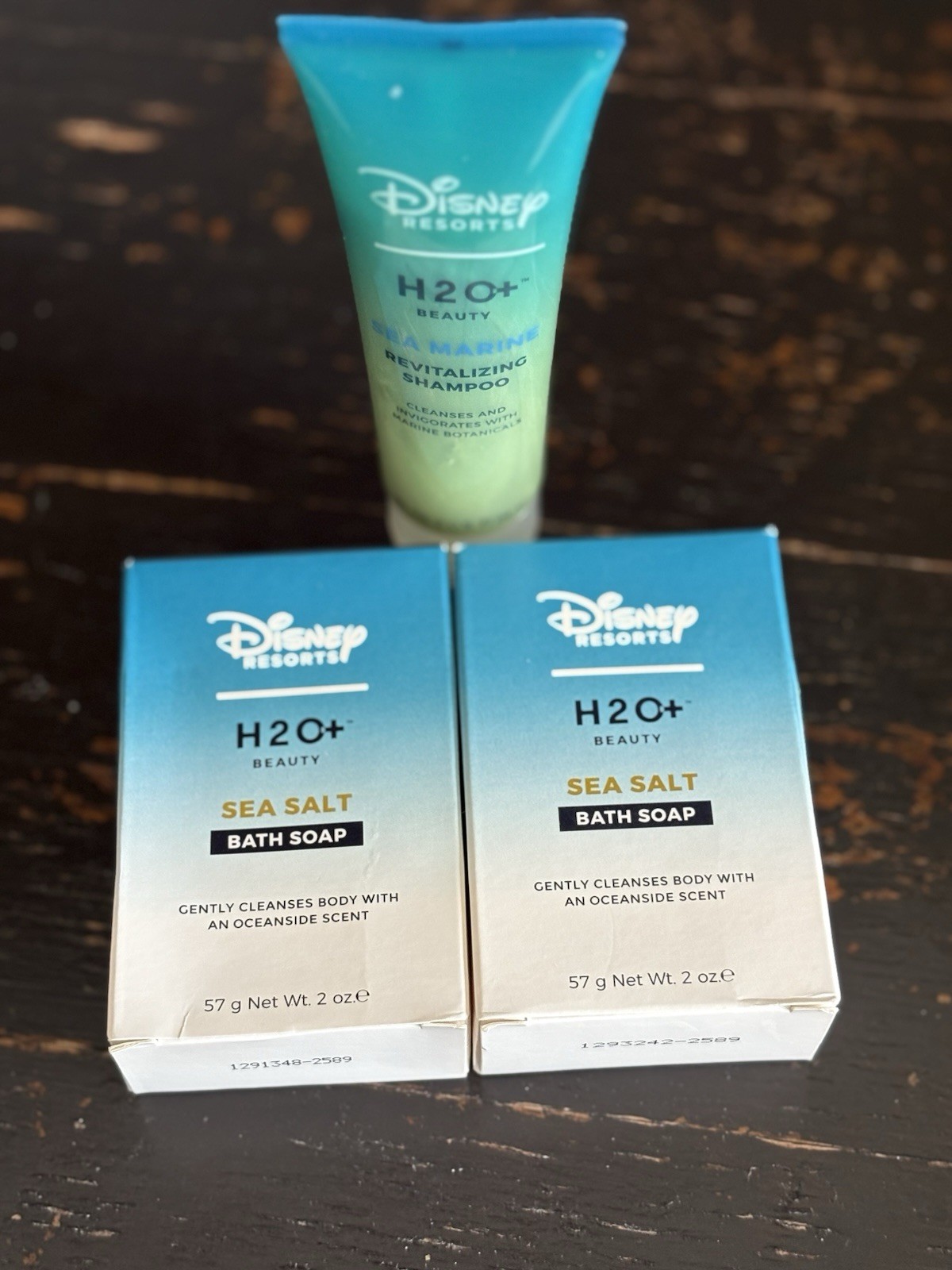 Disney Resorts H2O+ Beauty Sea Salt Bath Soap & Sea Marine Revitalizing Shampoo