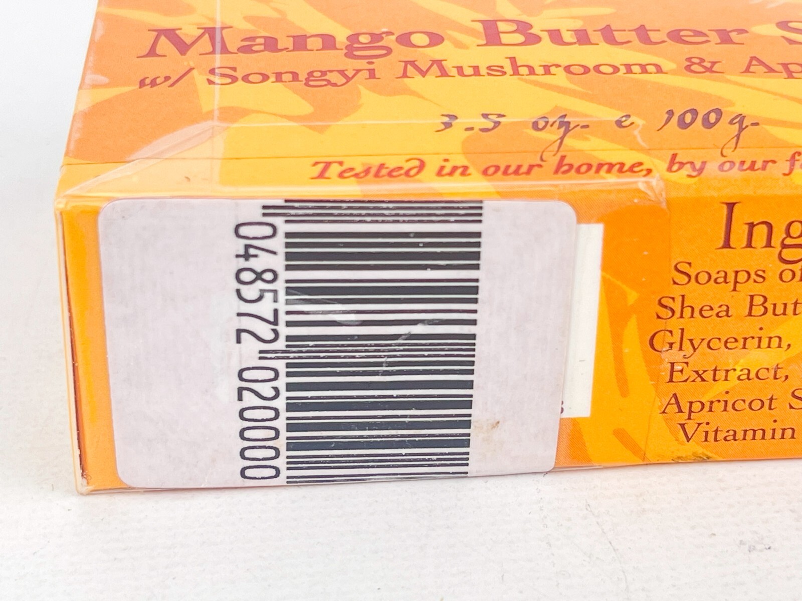 Shea Moisture Mango Butter Soap Songyi Mushroom Apricot Oil ORIGINAL Lot Of 3