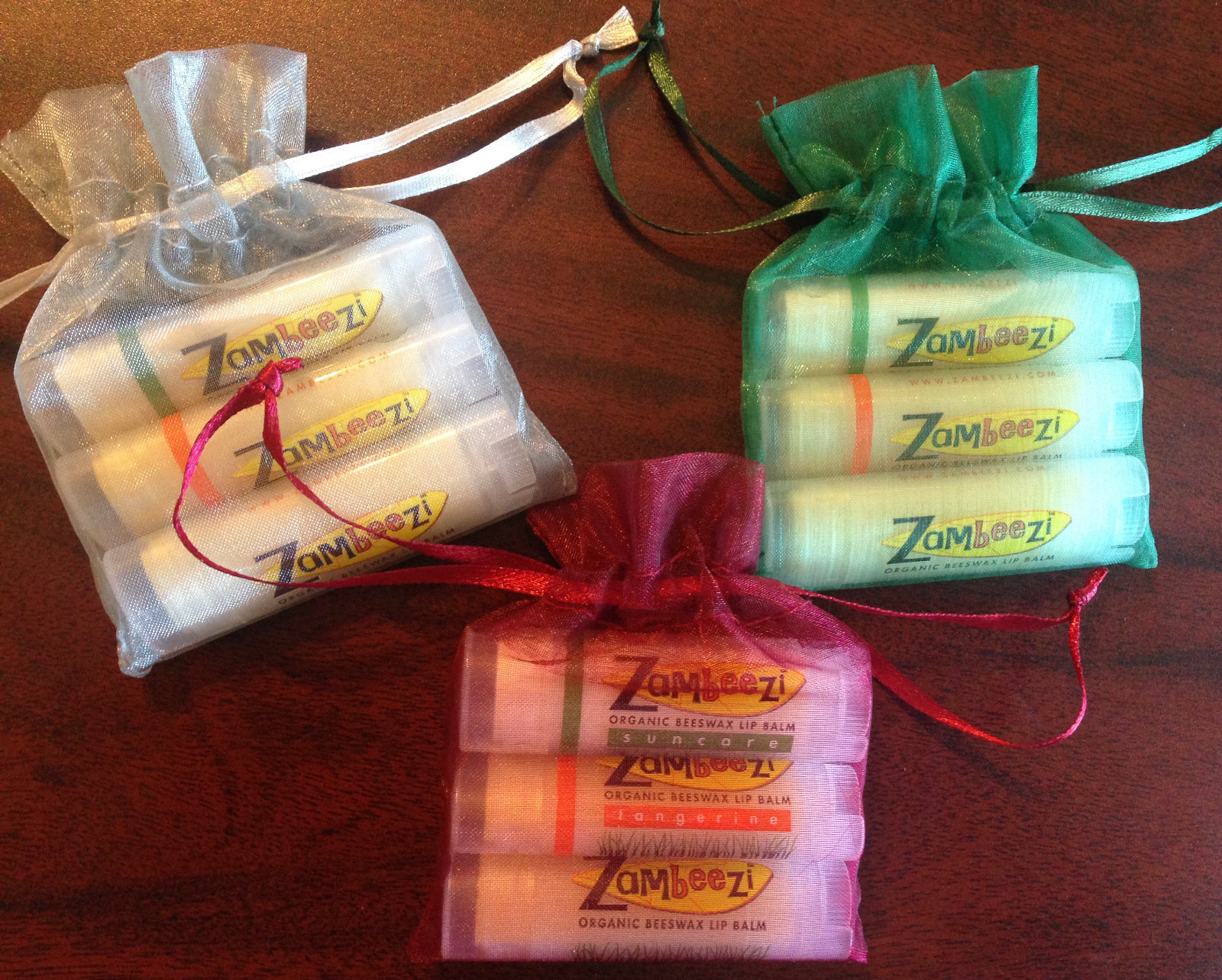 Wedding Favors with Zambeezi Organic Beeswax Lip Balm Fair Trade from Africa