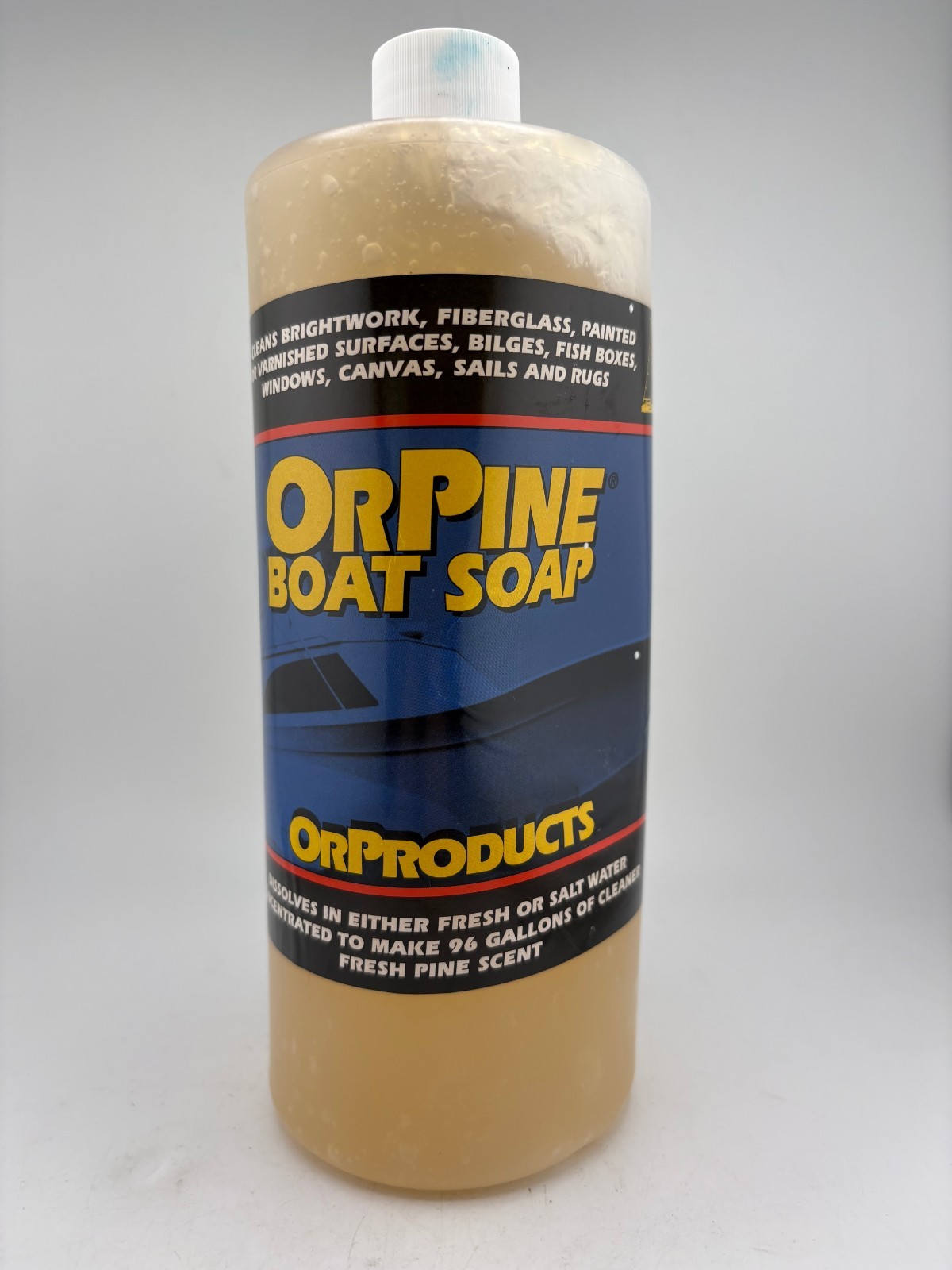 Orpine Boat Soap for Fiberglass, Metal, Painted or Varnished Surfaces Bilges