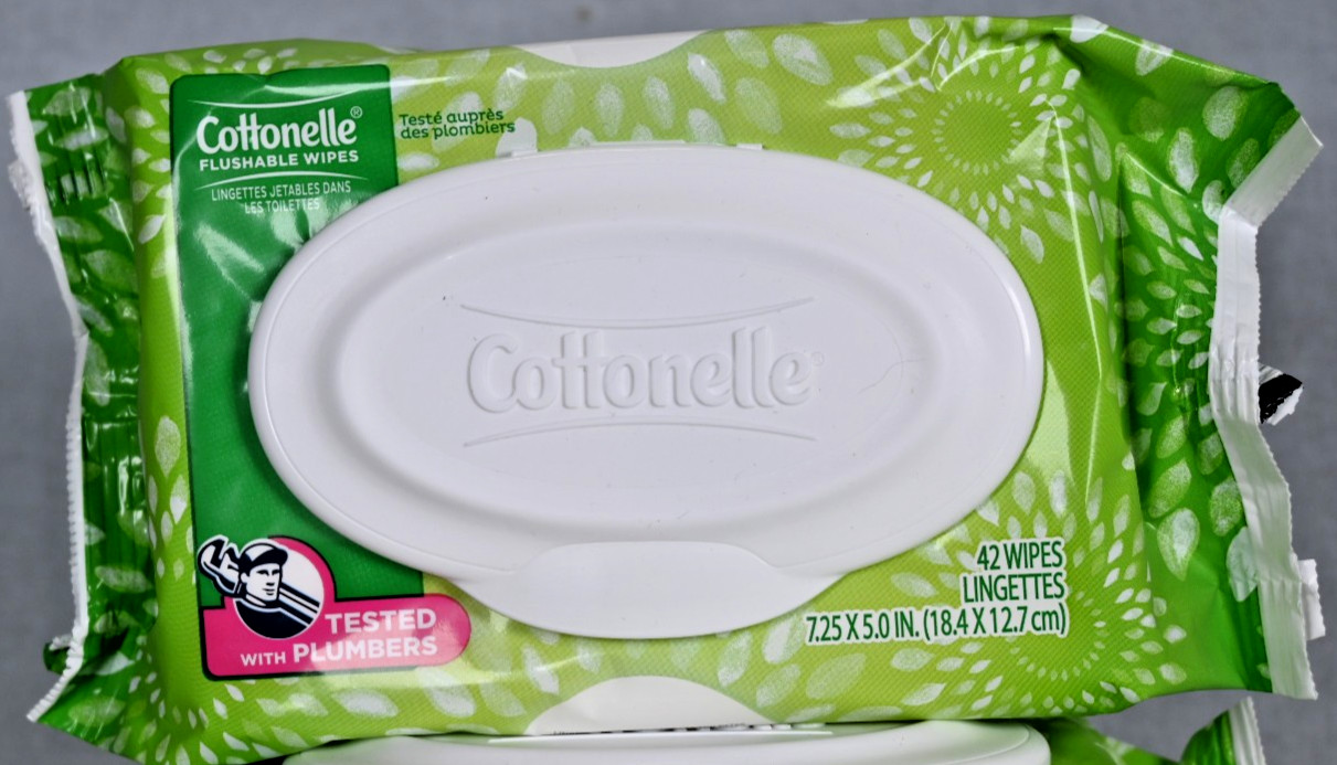 Cottonelle GentlePlus Flushable Wet Wipes with Aloe 168 ct