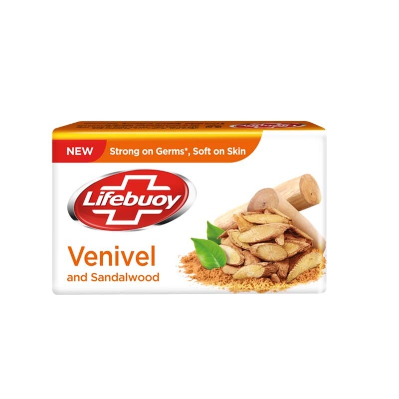 Ceylon Organic Lifebuoy Venival & Sandalwood Germ Protection Body Soap 100g 1Pcs
