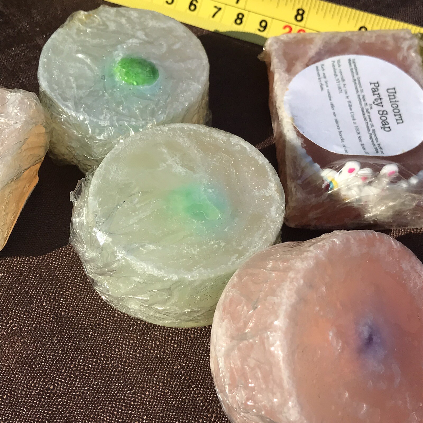 6 Coconut Oil Bar Soap Willow Creek 17 oz total Glycerin Palm Skull Halloween NY