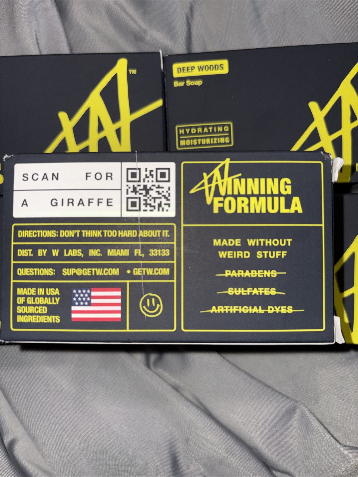 5 Pack Deep Woods Bar Soap Hydrating Moisturizing Vitamin Infused 5oz