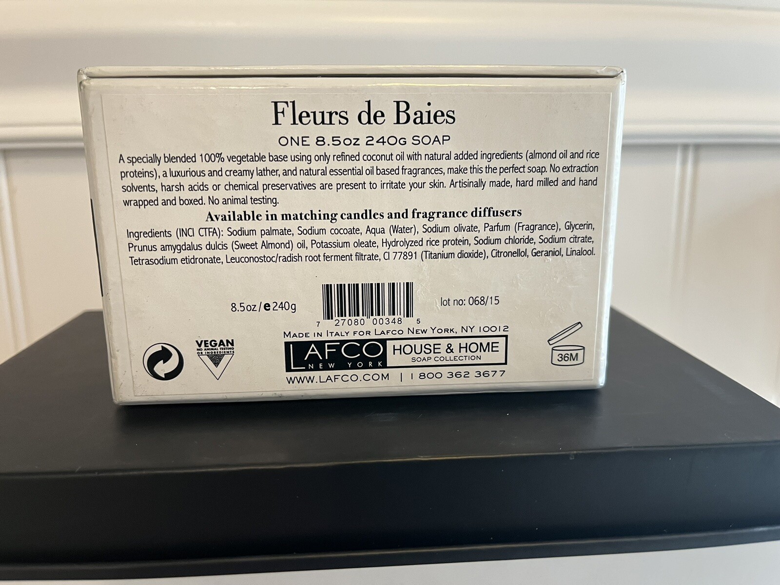 LAFCO Fleurs de Baies BATH SOAP (BAYBERRY/ROSE/CURRANT) BNIB 8.5 oz/24g FreeShip