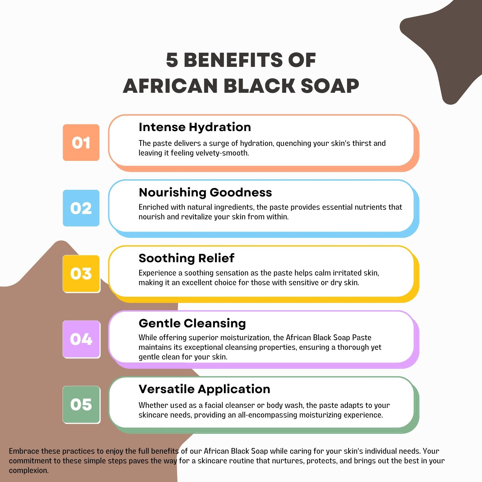 African Black soap PASTE 12 oz. Natural Soap Body & Face Wash For Acne Dark Spot