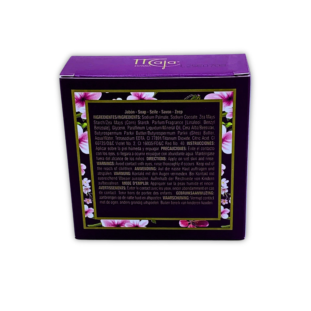 Maja España Plum Blossom Perfumed Soap Bar – Floral Scent | 3.5 oz