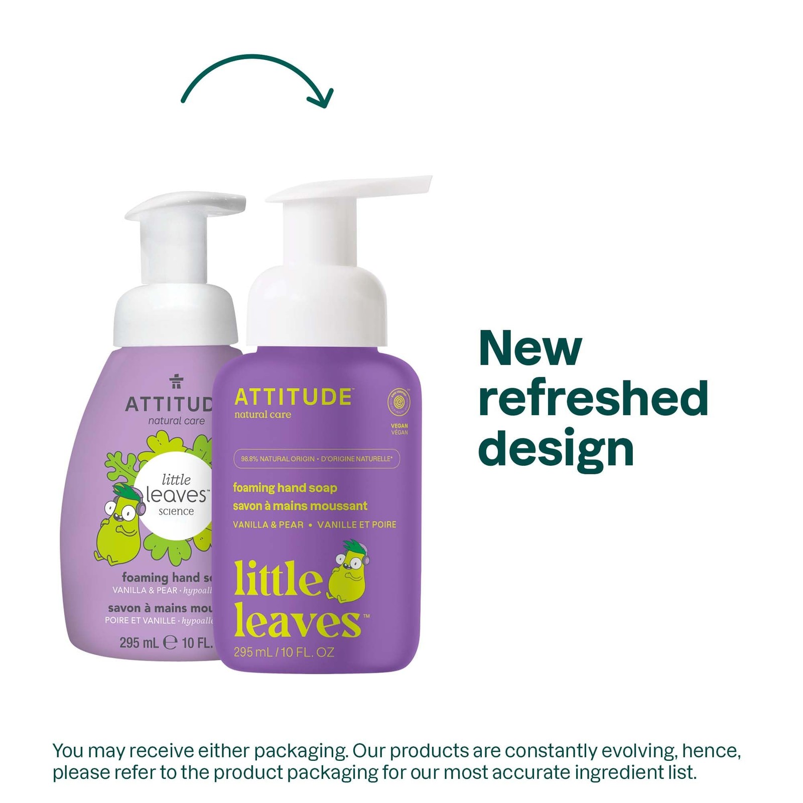 ATTITUDE Foaming Hand Soap for Kids, EWG Verified, 10 Fl Oz (Pack of 6)