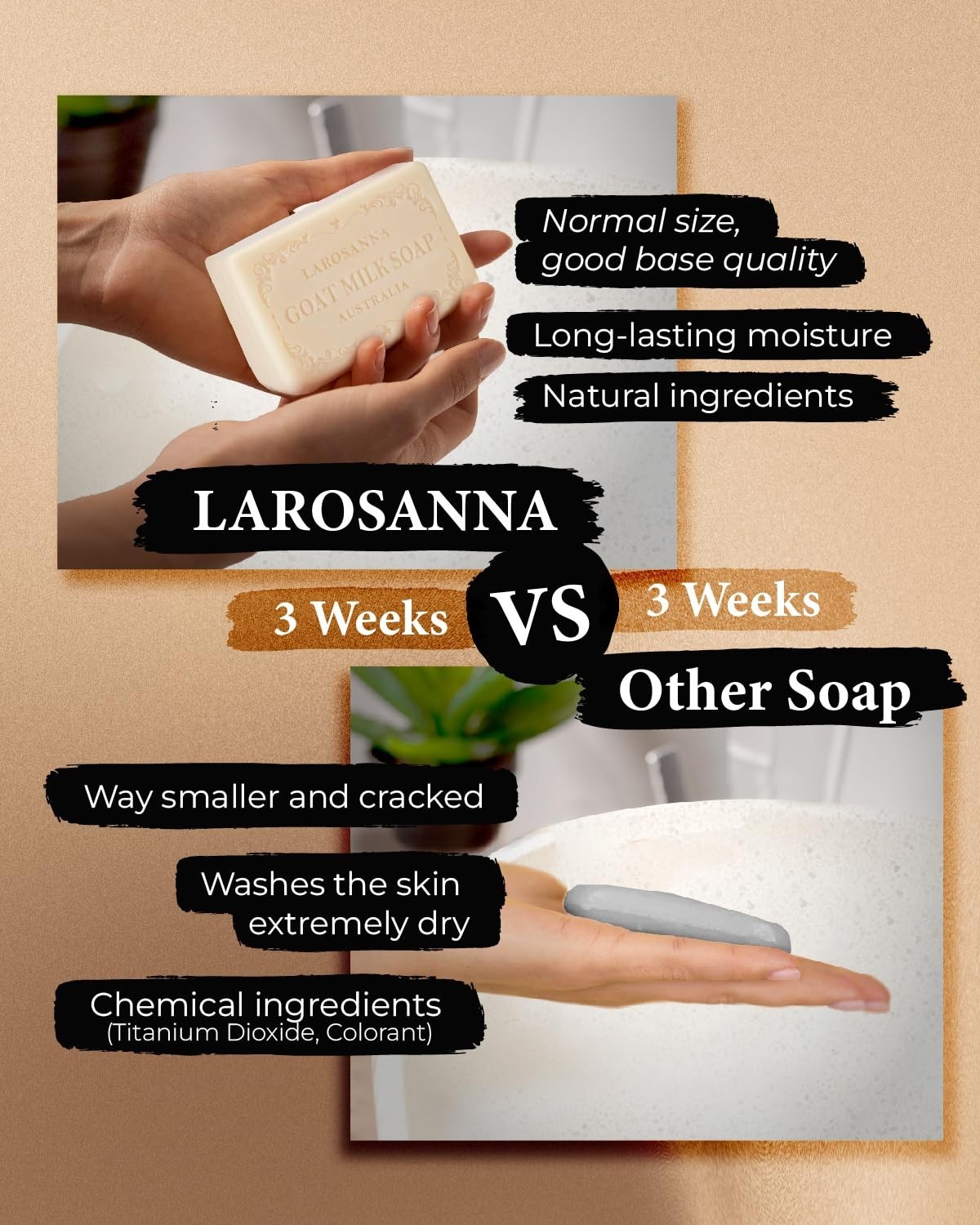 Australian Goat Milk Soap,Helps Moisturize,Smooth & Cleanse Skin,Triple-mille…
