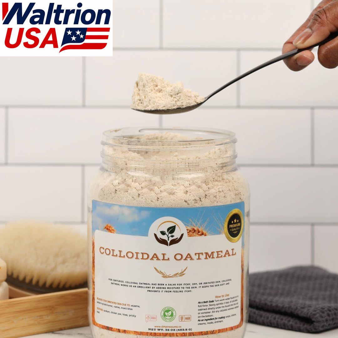 Colloidal Oatmeal Bath Eczema Itchy Skin Relief 100% Natural 2 lb