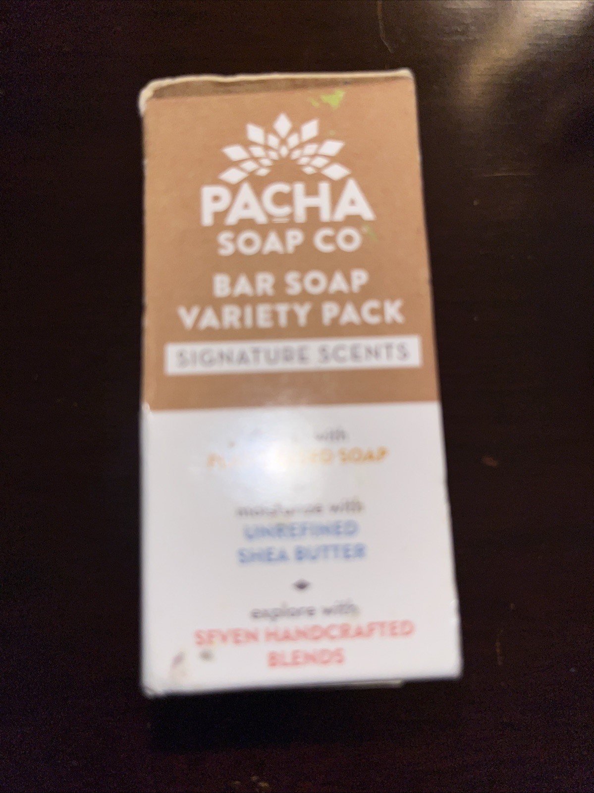 Pacha Peaces Bar Soap Variety Pack Signature Scents Collection 7 OZ NEW NIB-K