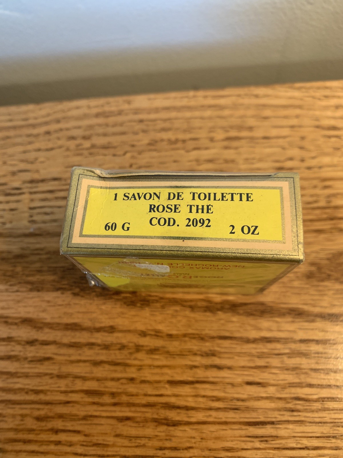 Roger & Gallet Soap Rose THE 2oz Original Box VTG Tea Bath Sealed Perfume Paris