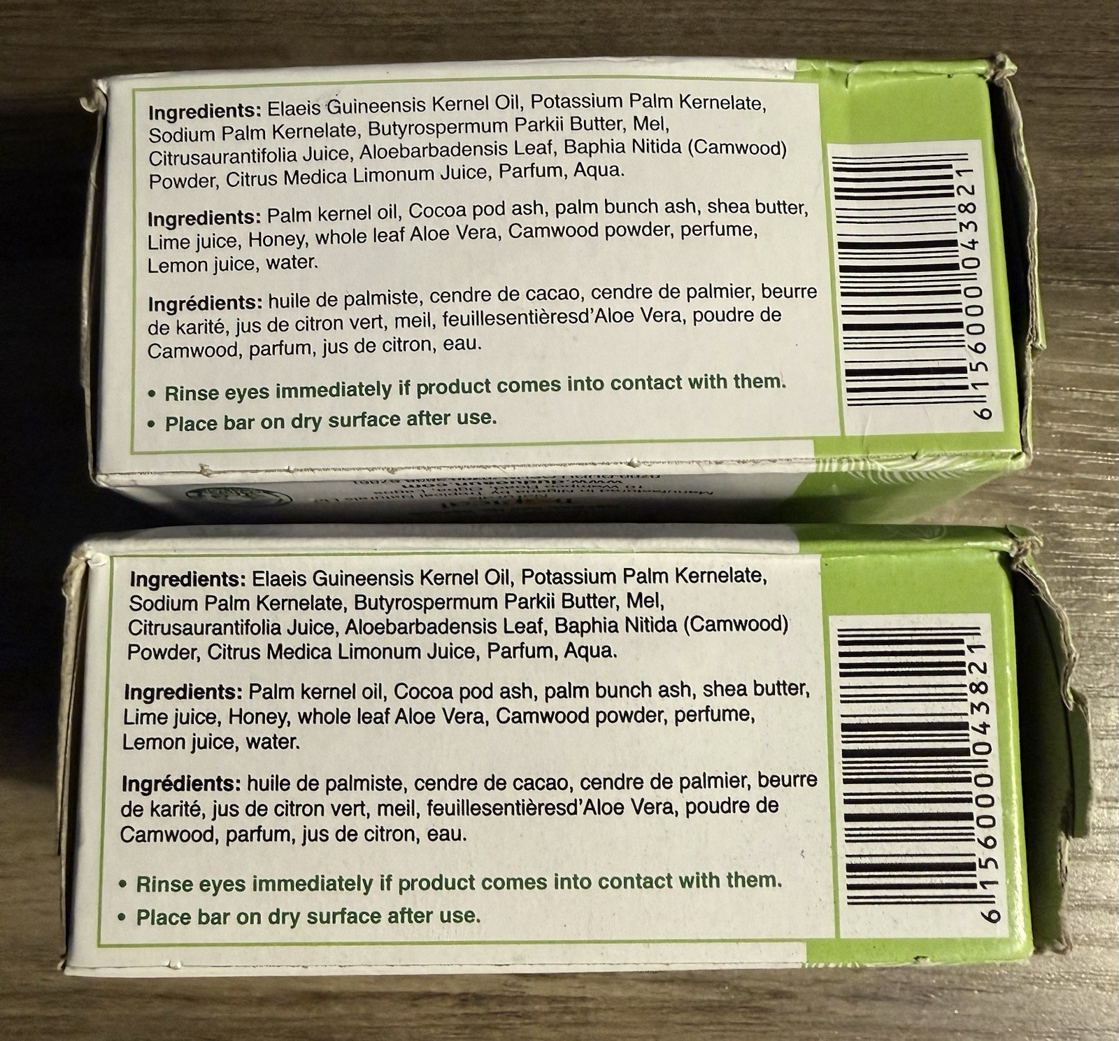 Dudu Osun Black Soap Pure Ingredients US Ship, Original, 150g (Pack of 2)