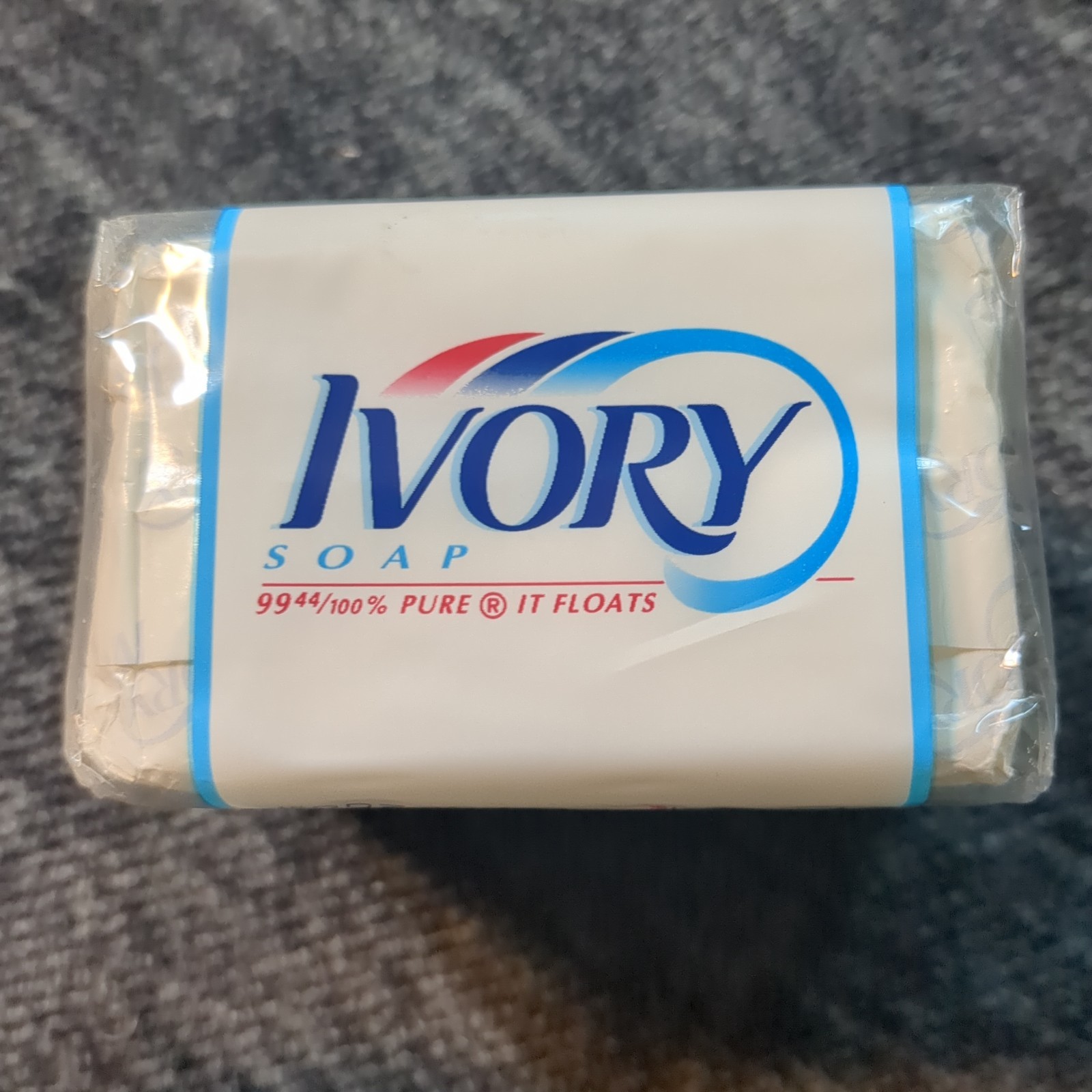Vintage Ivory Soap Bars 1996 3 Pack Proctor Gamble 3.5 Oz Each Bar Sealed USA