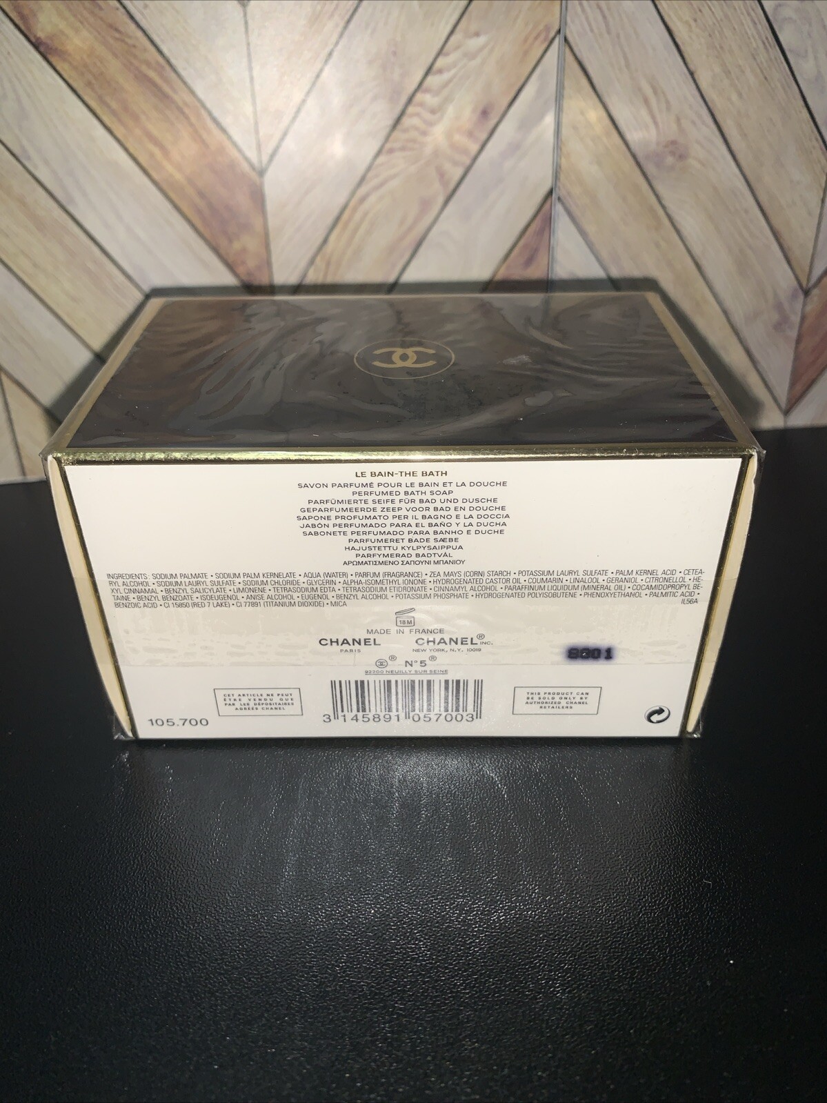 NEW Chanel N° 5 Paris Le Savon The Bath Soap 5.3 Oz 150g in Box Sealed