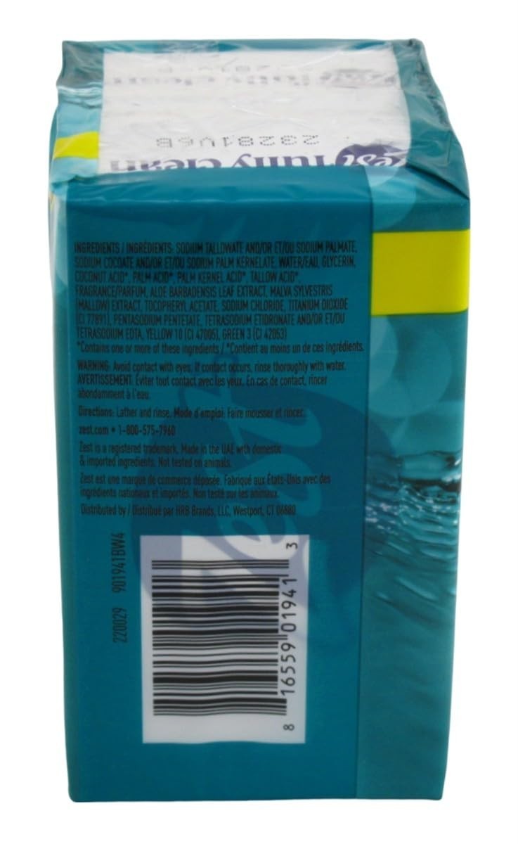 Dual Pack of Aqua Scented Almond Soap Bars – 4.12 Oz Each for Healthy Skin