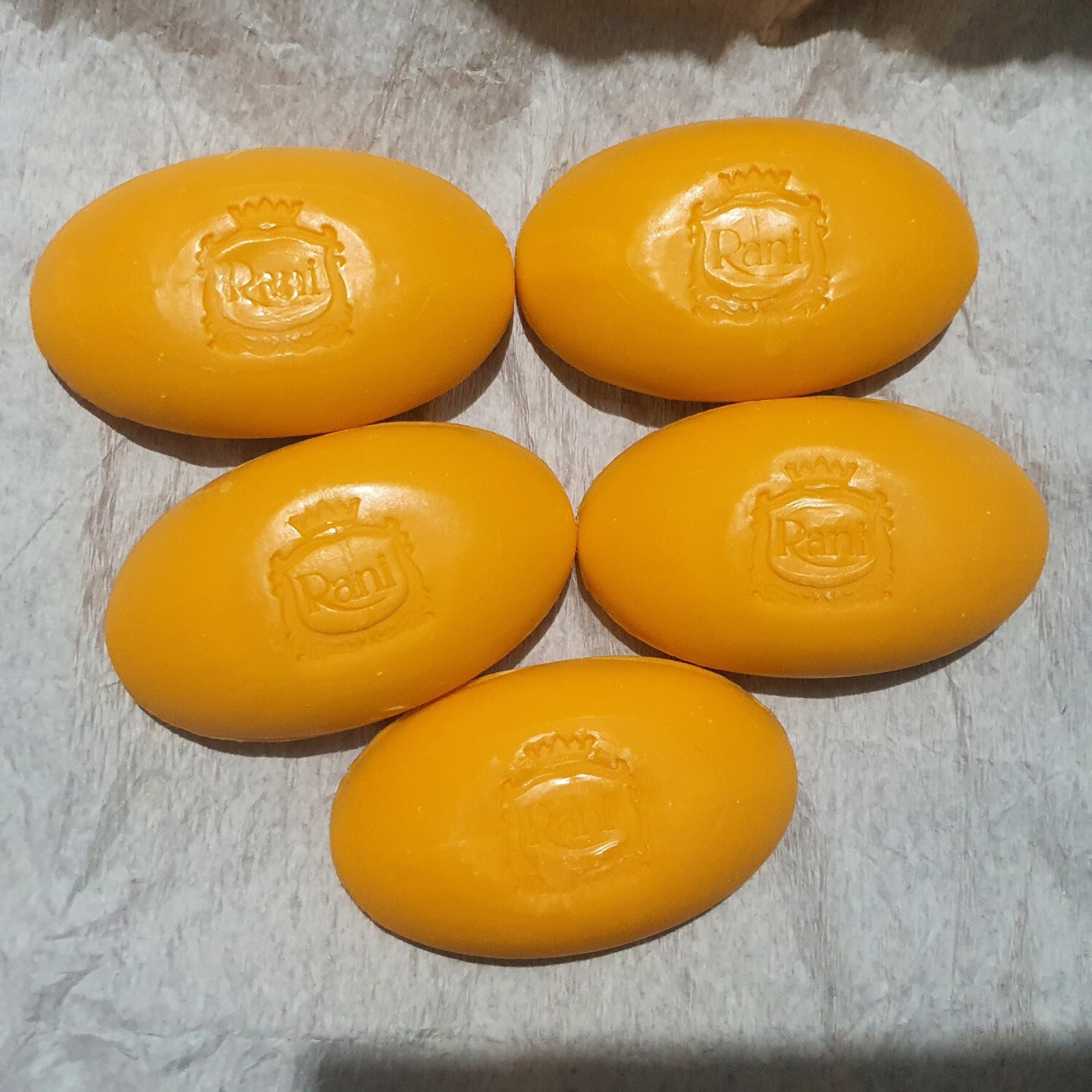 Rani Sandalwood Bathing Body Soap Ayurveda Natural Herbal Beauty Skin Glow 5 pcs