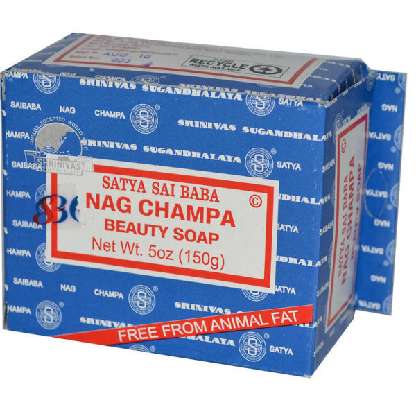 5 Pcs X 150 Grams Each -Satya Nag Champa Natural Beauty Soap Bar-Original