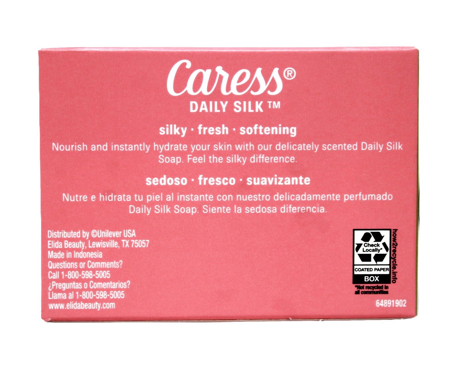 Caress Daily Silk Soap White Peach Orange Blossom 3.75 oz 6 Bars 5 Pack
